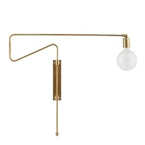 Modern Brass Swing Wall Sconce Lamp